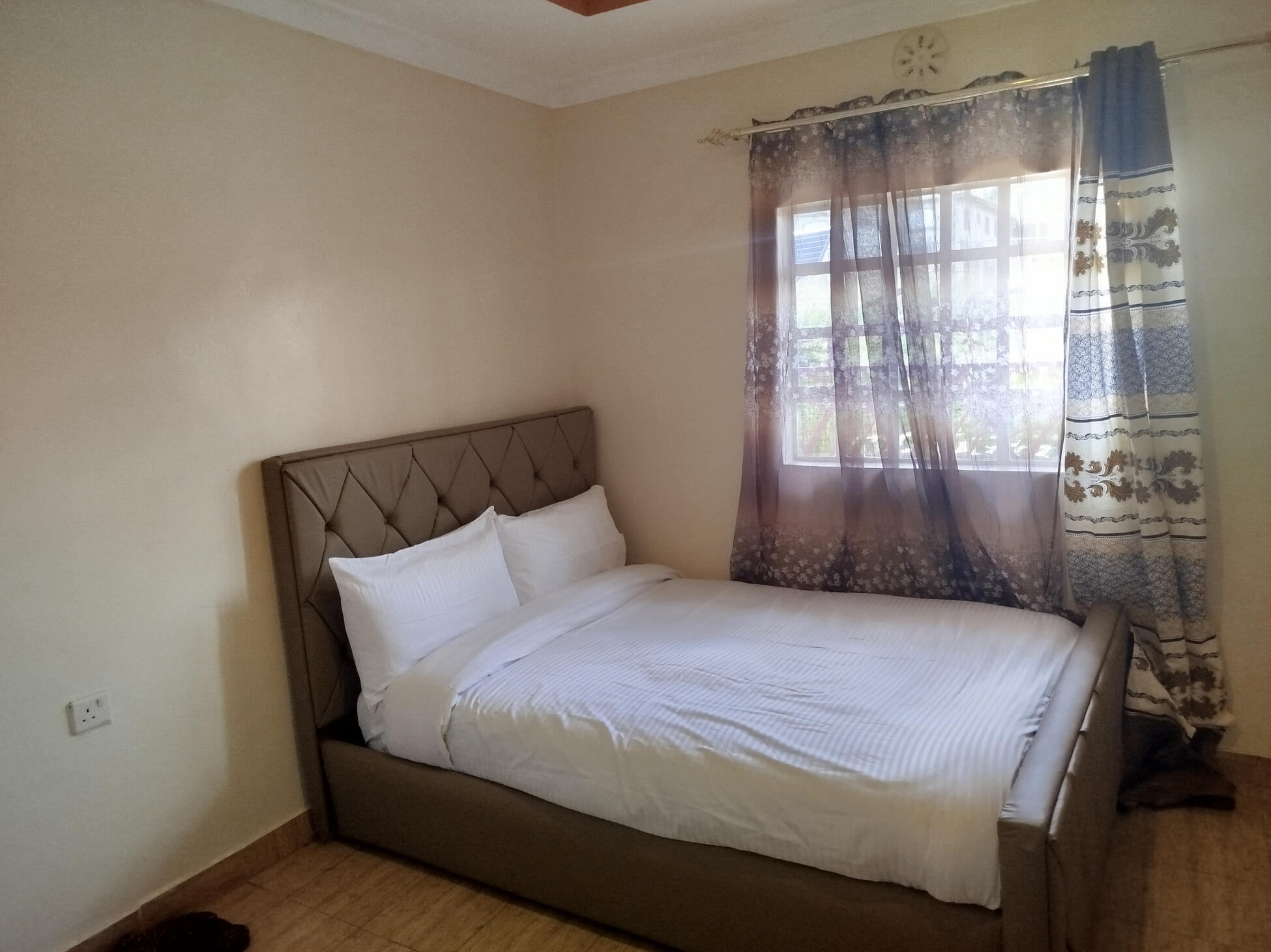 comfortable bed